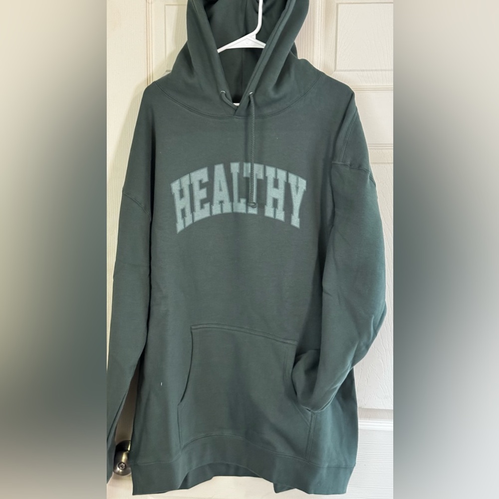 Larry June, midnight, organic hoodie